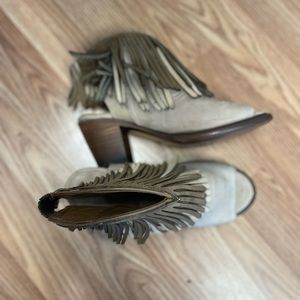 Denver fringe leather sandals